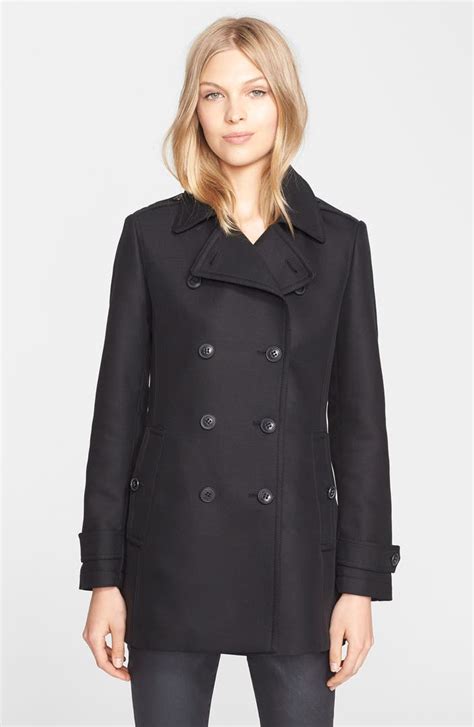 burberry peacoat women pleated back|burberry peacoat men.